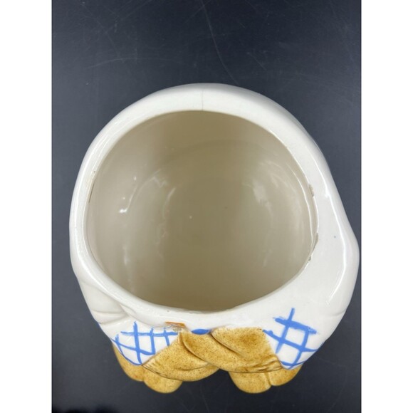 Vintage 1973 Hand Painted Teddy Bear Cookie Jar - Picture 6 of 9